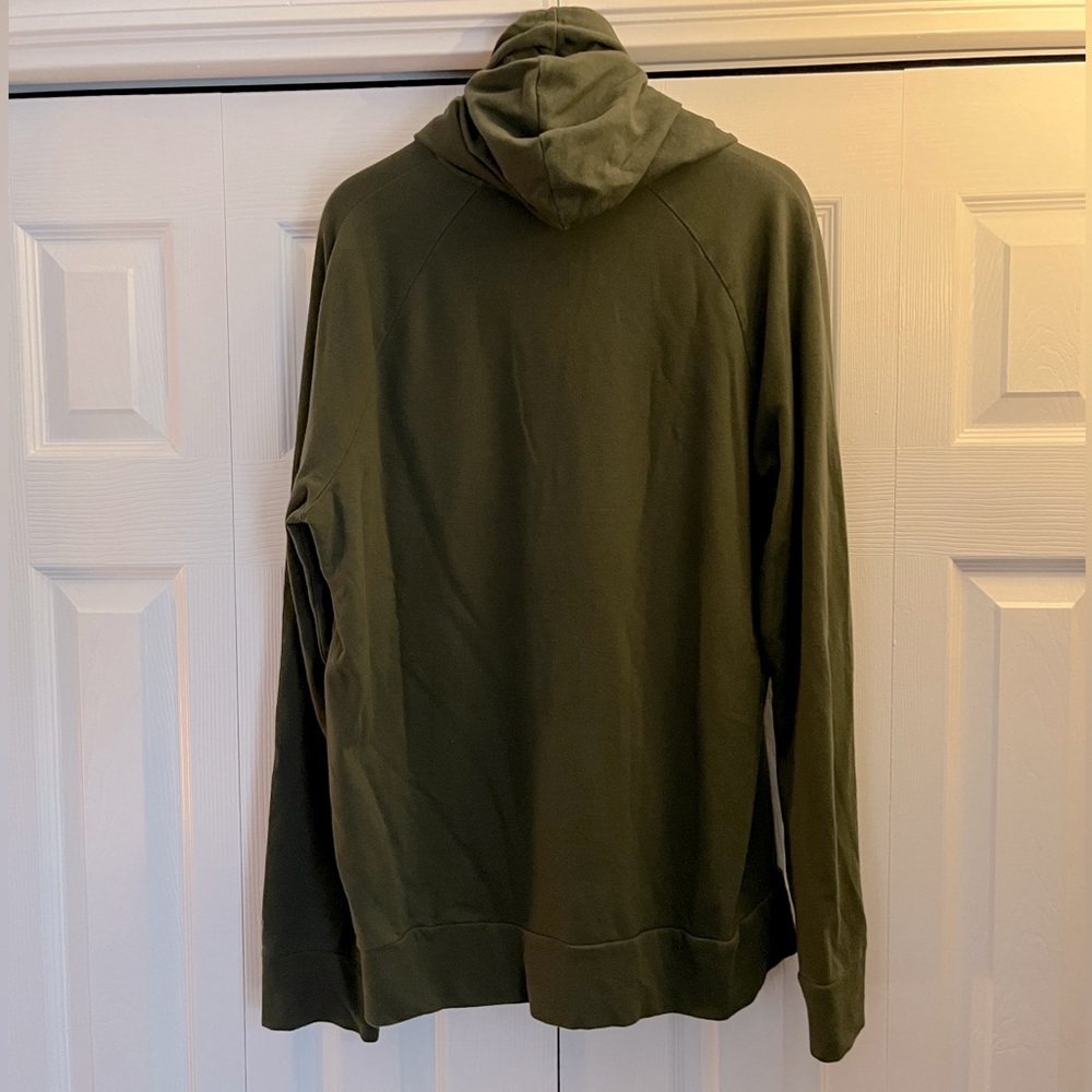 Olive Green Men’s Sweatshirt - Picture 2 of 2